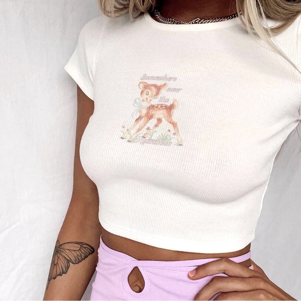 Princess Polly Oh Deer Baby Tee